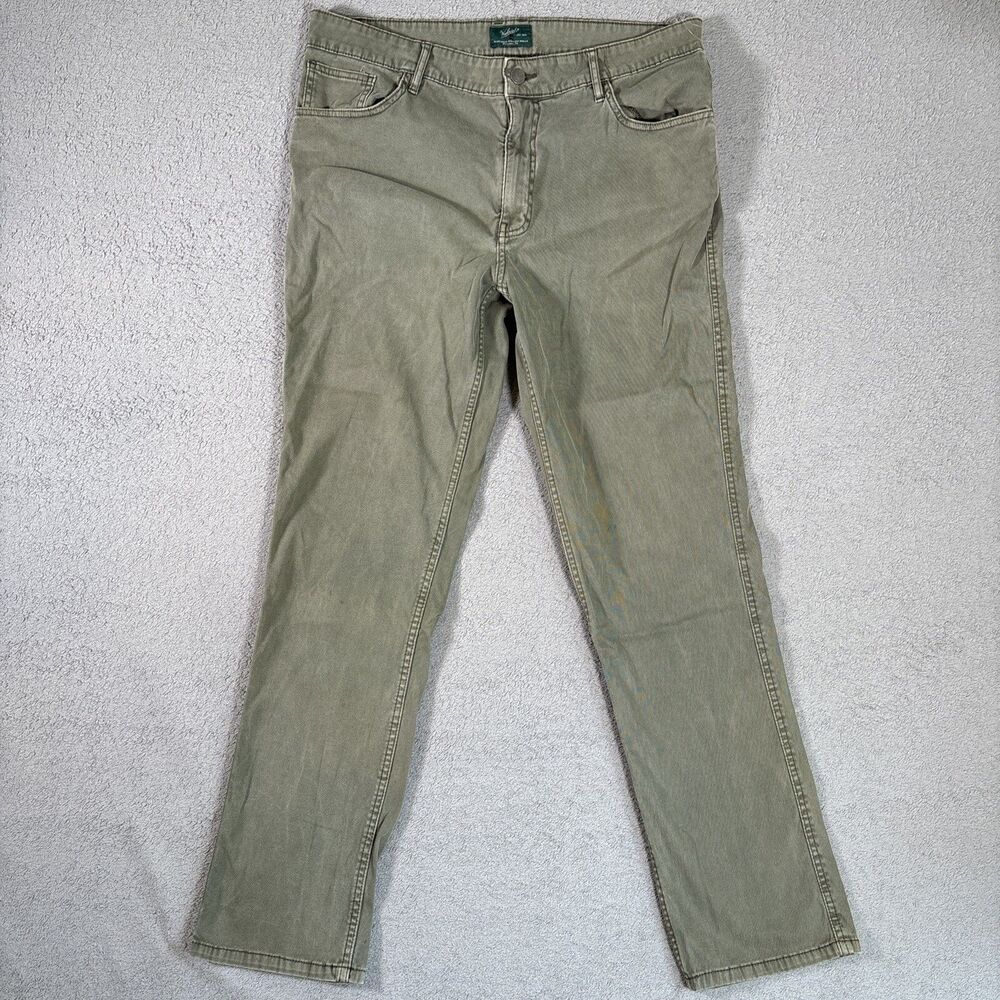 Woolrich 6 Pocket Jeans Men’s Size 35x29 Sheath Pocket Olive Utility‎